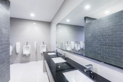 Upscale Bathroom with Smart Features