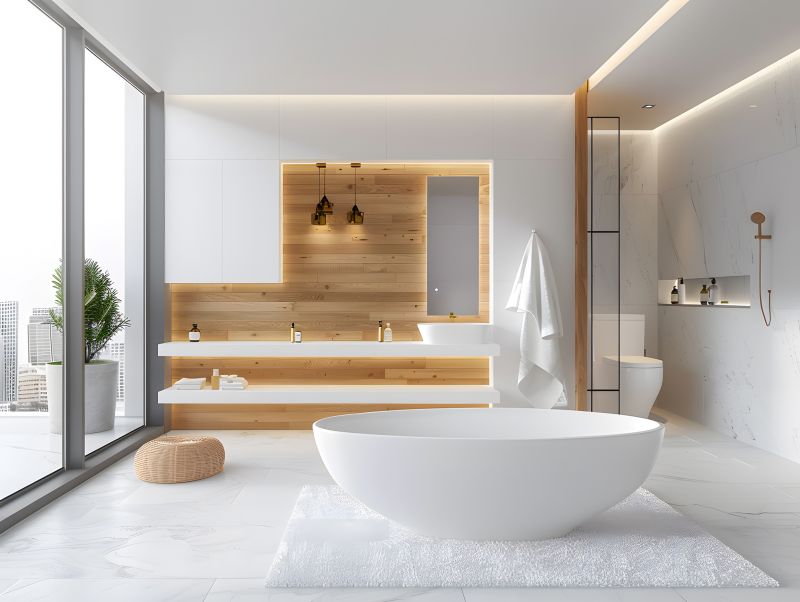 Modern Corner Bathtub